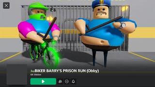 Biker Barry’s prison run! Roblox game complete play through!