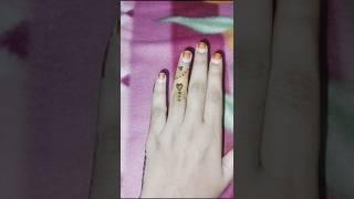 simple elegant finger design#learn with me#mehandi