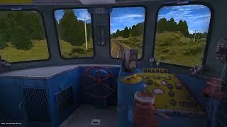 Trainz 2012 поездка по карте Фантазия СССР