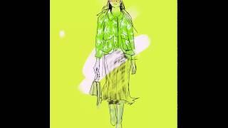 Ipad Pro Fashion Illustration Timelapse - #2