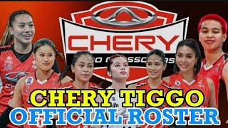 CHERY TIGGO CROSSOVERS OFFICIAL ROSTER | PVL PREMIER VOLLEYBALL LEAGUE 2025
