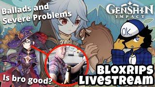 Playing the Ballads and Brews Genshin Impact - BloxRips Livestreams