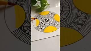 Mandala art for beginners ️°~ #shorts #viralvideos #trending #mandala #satisfying #asmr #fyp