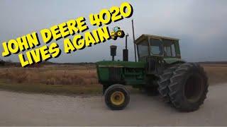 John Deere 4020 LIVES again & SOLD some HAY !!!