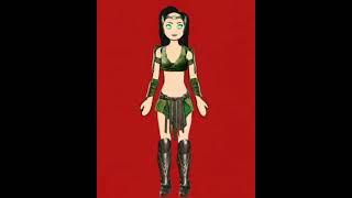 Alena Transformation Red Screen effect Anime 3D #powereffect #encantadia #subscribers