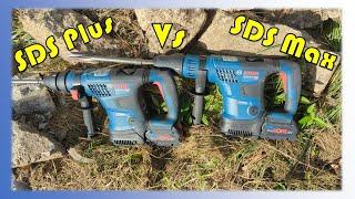 SDS Plus Vs SDS Max concrete chipping [Bosch GBH 18V-34CF vs GBH 18V-36C]