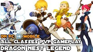 Dragon Nest Legends: All Classes PVP Ladder Gameplay [MMORPG Mobile on Android/iOS]