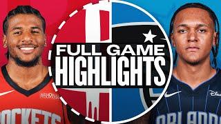 ROCKETS at MAGIC | FULL GAME HIGHLIGHTS | March 19, 2025