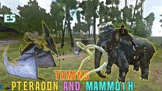 Ark Survival Evolved Mobile : Taming high level Pteranodon and mammoth | Ep 05 || #Arkmobile