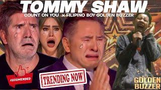 Golden Buzzer : Simon Cowell cried when he heard the song Count On You with an extraordinary voice