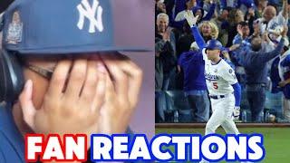 FAN REACTIONS to Freddie Freeman’s WALK OFF GRAND SLAM