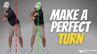 Turn Like THIS To Improve Your Ball Striking! | Centred Turn!