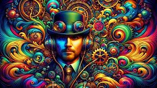 Psychedelic trance by DJ Nexxus 604 • 6 hours non-stop music vol.4 [AI trippy video]