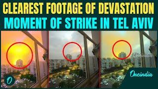 Iran Hypersonic Missiles Vs Iron Dome LIVE:  Moment of Attack on Israeli Streets Caught on Camera