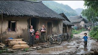 Bankrupt couple renovates old house in mountains with baby to live in