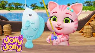 Mommy, I got a fish! Three Little Kittens + More (Adventure Version) | Jolly Jolly - Kids Songs