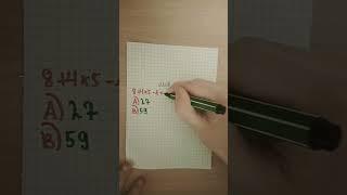 Math test #braintest #test #iq #math #study #shorts #reels #tiktok