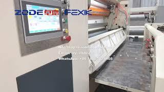 ZODE FEXIK Toilet paper and paper towel non stop rewinding machine and core making machine