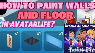 How To Paint ️ Walls and Floors in #Avatarlife game? #avatariamobile