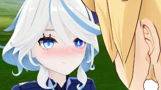 Furina Being Cute with Aether | Genshin Impact Animation