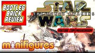 BOOTLEG BRICK REVIEW: Star Wars The Force Awakens MINIFIGURES from China Kylo Ren, R2Q5, First Order