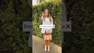 How to Pose Like a Model #shortsfeed #howtopose #poseideas #posingtips #modelpose #posesparafotos