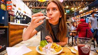 Epic PERUVIAN FOOD Tour in Lima, Peru: Eating at 3 Food Markets in MIRAFLORES! 