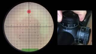 Vortex Strike Eagle 5-25x56 FFP Turret Tracking Demonstration