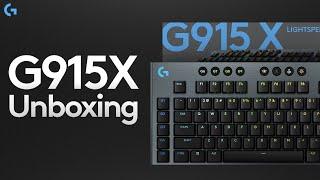 Logitech G915 X Unboxing and Setup