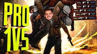 WHEN CS:GO PROS DO IT ALL BY THEM SELVES! (INSANE 1 VS 5 CLUTCHES)