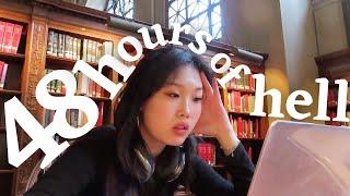 cram with me for 2 finals in 48 hours  last college finals week vlog @tufts university