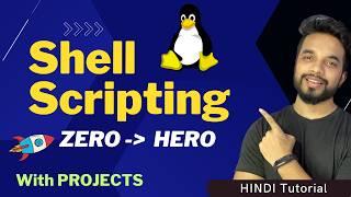 Master SHELL SCRIPTING in ONE VIDEO for Beginners  [HINDI] | MPrashant