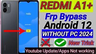 Redmi A1 Plus FRP Bypass Android 12 Update | New Trick | Redmi A1 Plus Google Account Bypass |