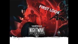 Warframe: Nightwave: Series 1 -- The Wolf of Saturn Six | Warframe First Look