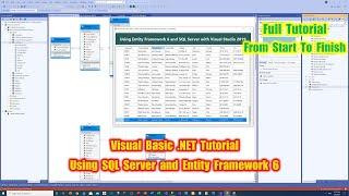 Visual Basic .NET : Using Entity Framework 6 and SQL Server in Visual Studio 2019