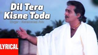 Lyrical Video: Dil Tera Kisne Toda | Dayavan | Vinod Khanna, Feroz Khan