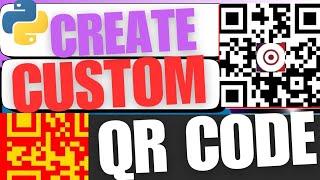 Python Beginner Project|Create Custom QR Code| Create QR Code Generator in Python - Part 3 #python