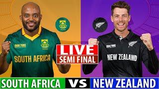 Live SA Vs NZ Match 13 Score | Live Cricket Match Today | SA Vs NZ live 2nd innings last 15 Overs