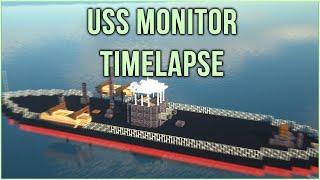 I Built the USS Monitor in Minecraft!