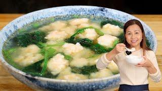 Authentic Chinese Shrimp Ball Soup | A Bowl of Flavor!