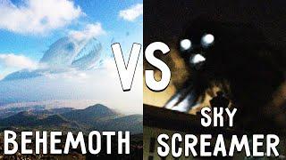 БЕГЕМОТ ПРОТИВ НЕБЕСНЫЙ КРИКУН В МАЙНКРАФТ BEHEMOTH VS SKY SCREAMER MINECRAFT БИТВА SCP