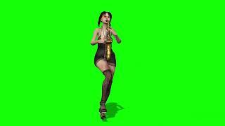 green screen pack girls chromakey dance walk shuffle №39