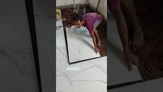 2x4 floor tiles setting  #shorts #viral #youtubeshorts #tile
