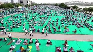 CM attends Yoga Shibir organized as a precursor to Yoga Day 2025 & Obesity-free Gujarat campaign