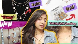 Meesho *Latest* Dainty Jewellery Haul | Affordable Online Jewellery |Meesho Western Jewellery