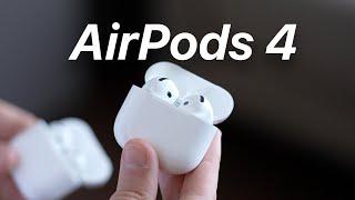 Apple AirPods 4 вкладыши с шумоподавлением!