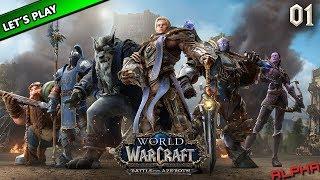 WOW BATTLE FOR AZEROTH (ALPHA) [Let's Play] #01  Eine neue Welt! | Gameplay Deutsch/German