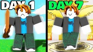 I Spent 7 DAYS In Roblox Bedwars