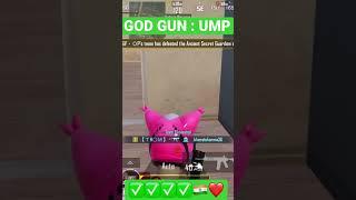 GOD GUN UMP || Thom +UMP NOT EASY #shorts #bgmi #shortyt #short