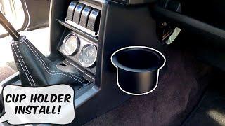 No Cup Holders?! Magnetic removable cup holder install - Nissan 720